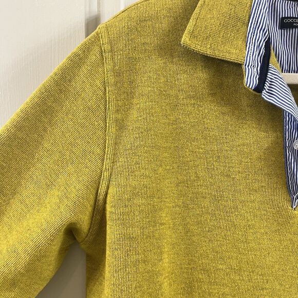 Gocce di Byron Portovenere Men’s XXL Cotton Citron Pullover Made In Italy EUC - Picture 12 of 15